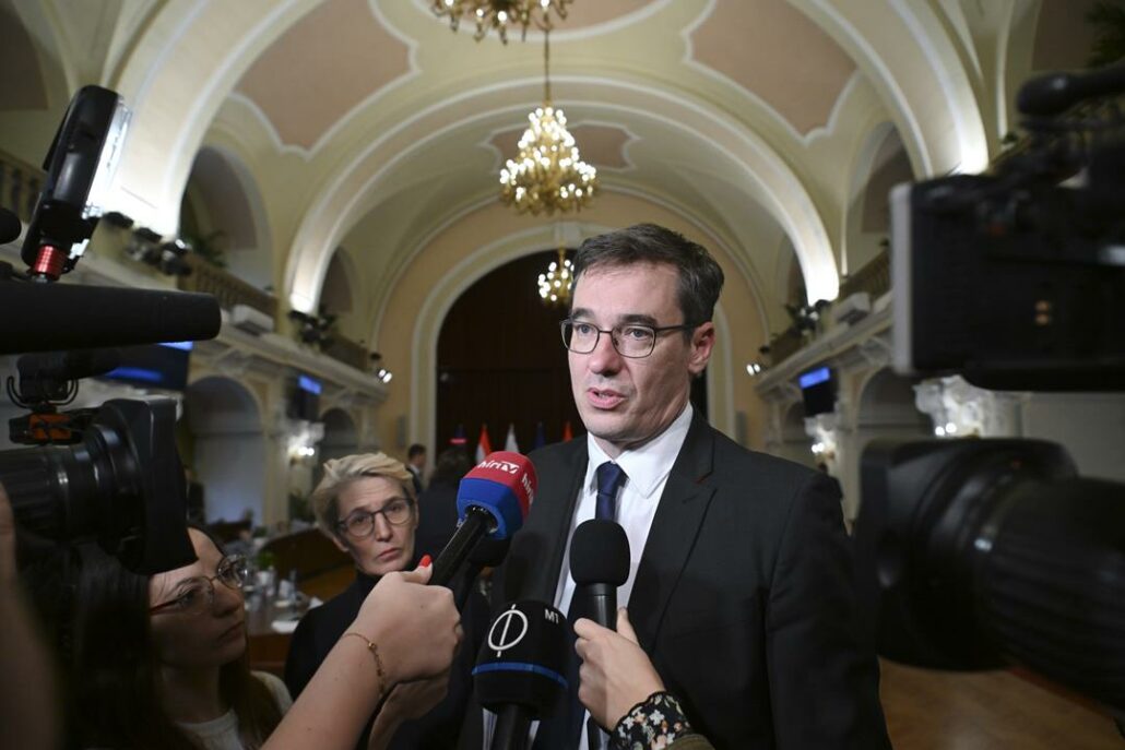 Gergely Karácsony after the municipal assembly session