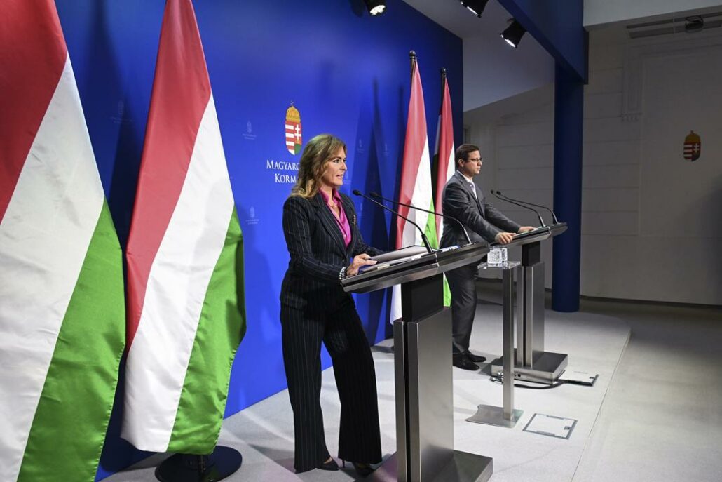 Hungarian government press conference