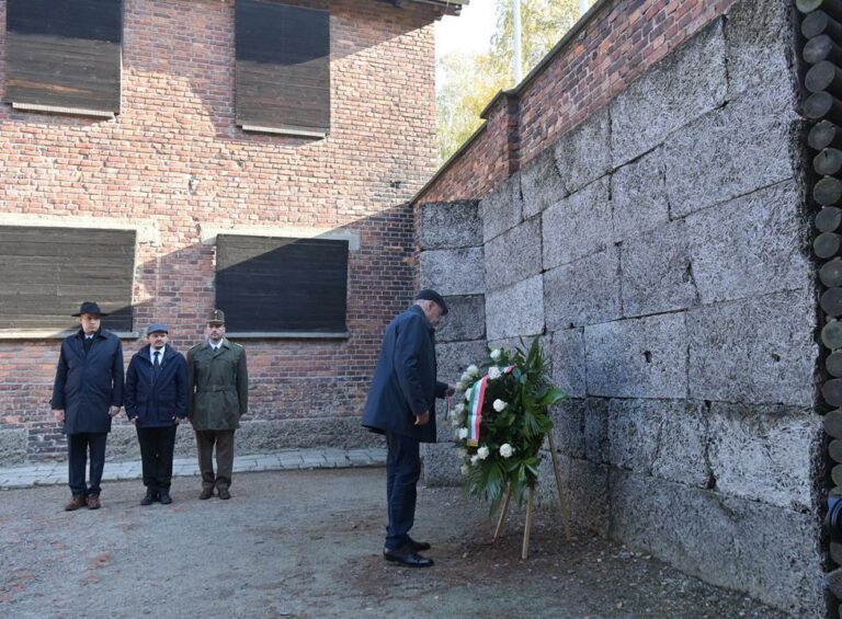 President Tamás Sulyok in Auschwitz