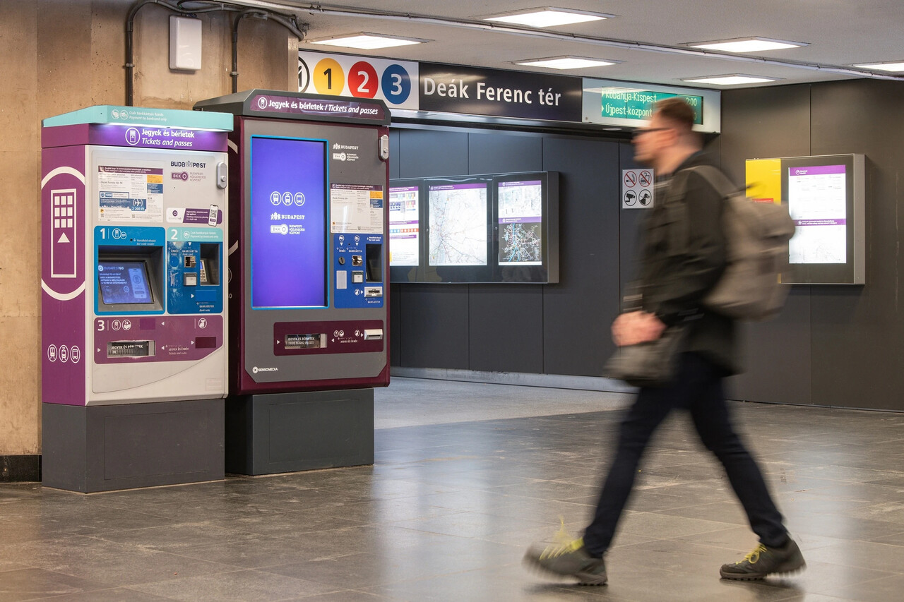 budapest bkk ticket machines