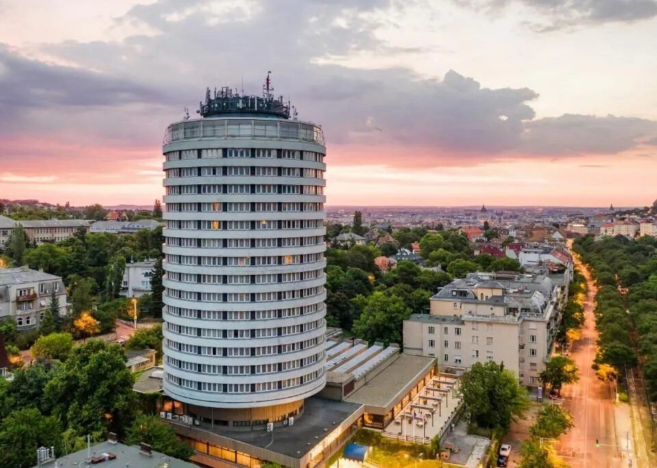 Budapest iconic skyscraper hotel