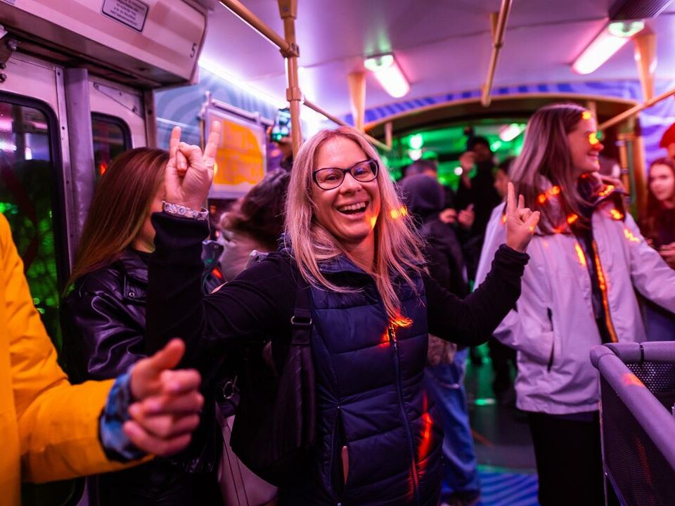 Budapest party tram