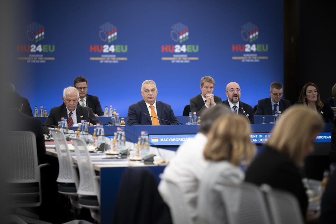 Orbán EU summit in Budapest