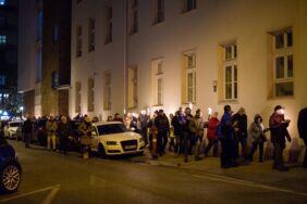 Protest held in Budapest against Orbán's electoral law change