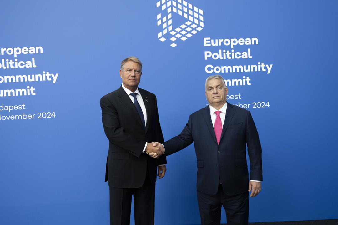 Romanian President Klaus Iohannis and PM Orbán in Budapest