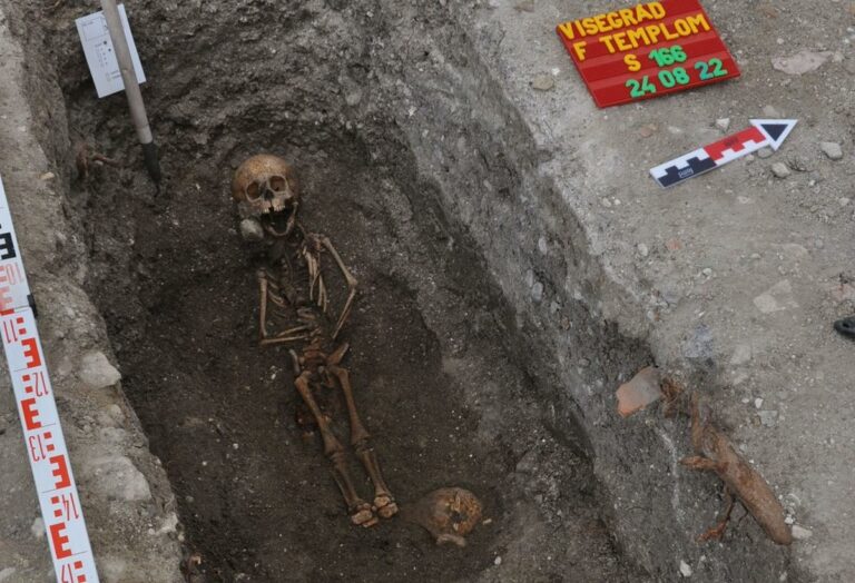 Unexpected medieval child burial found in Hungarian archaeological excavation