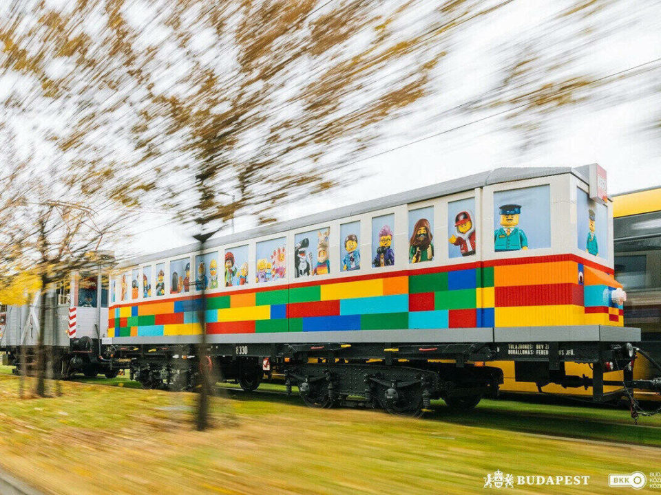 LEGO tram in Budapest