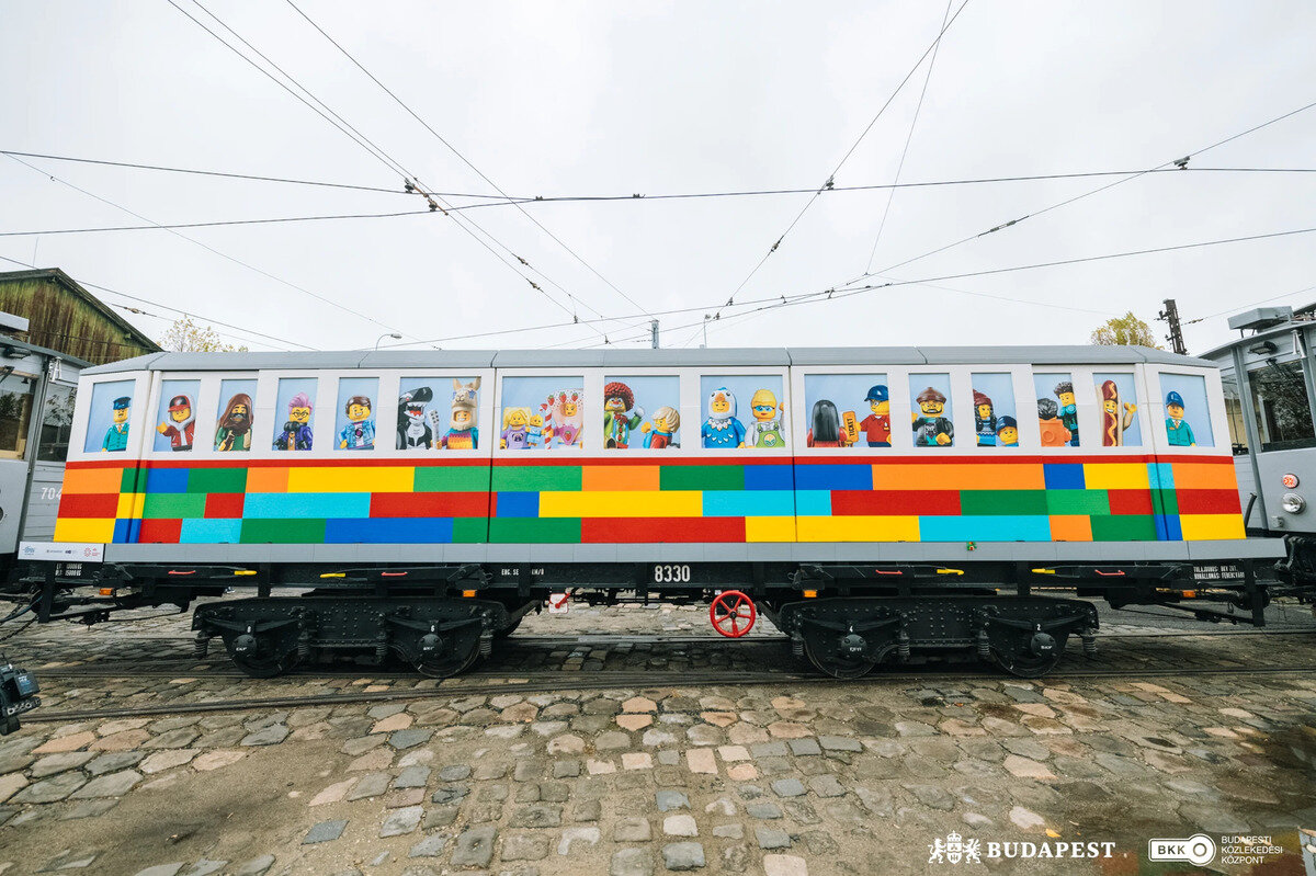 PHOTOS: Magical life-sized LEGO tram revealed in Budapest – Here's ...