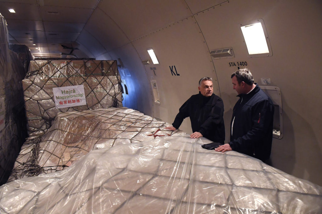 A consignment of protective gear in connection with novel coronavirus has arrived from China