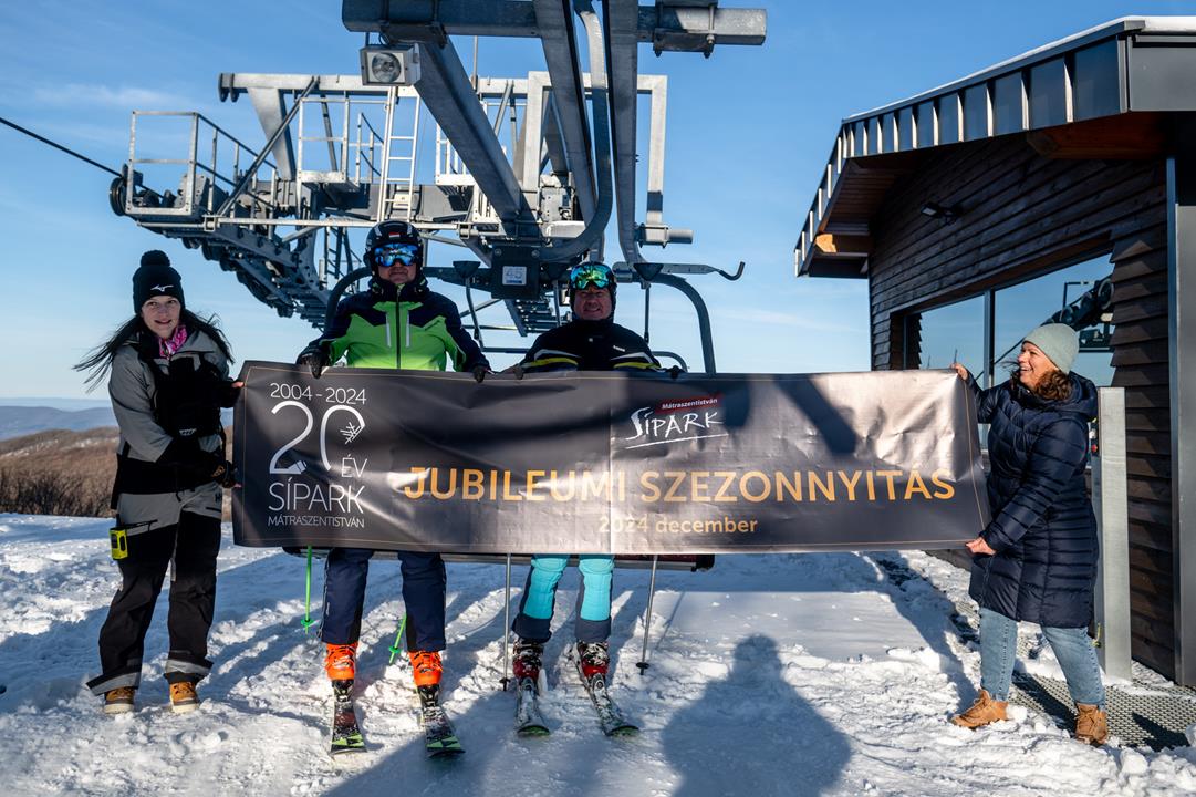 Amazing ski park opened in Mátraszentistván