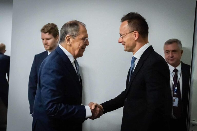 FM Szijjártó and Russian FM Lavrov peace mission