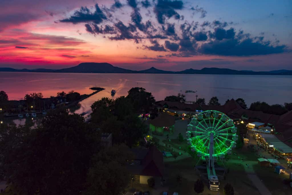 Ferris wheel at the Lake Balaton