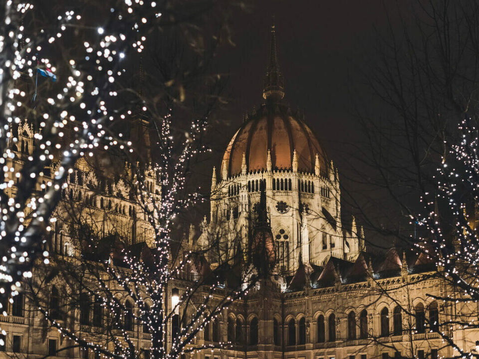 Parliament winter Budapest