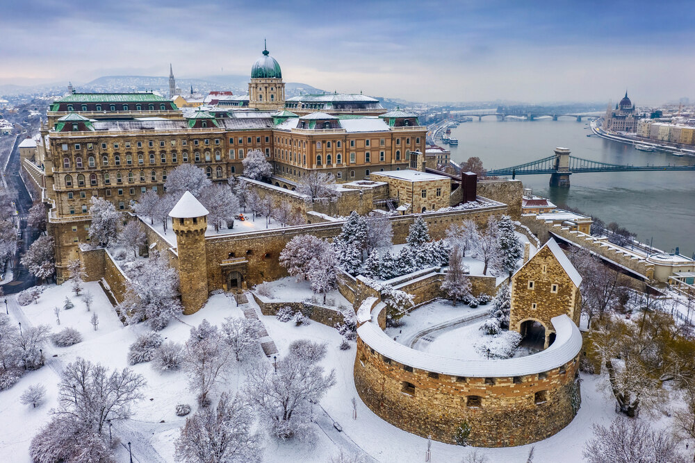 buda castle winter ice rink