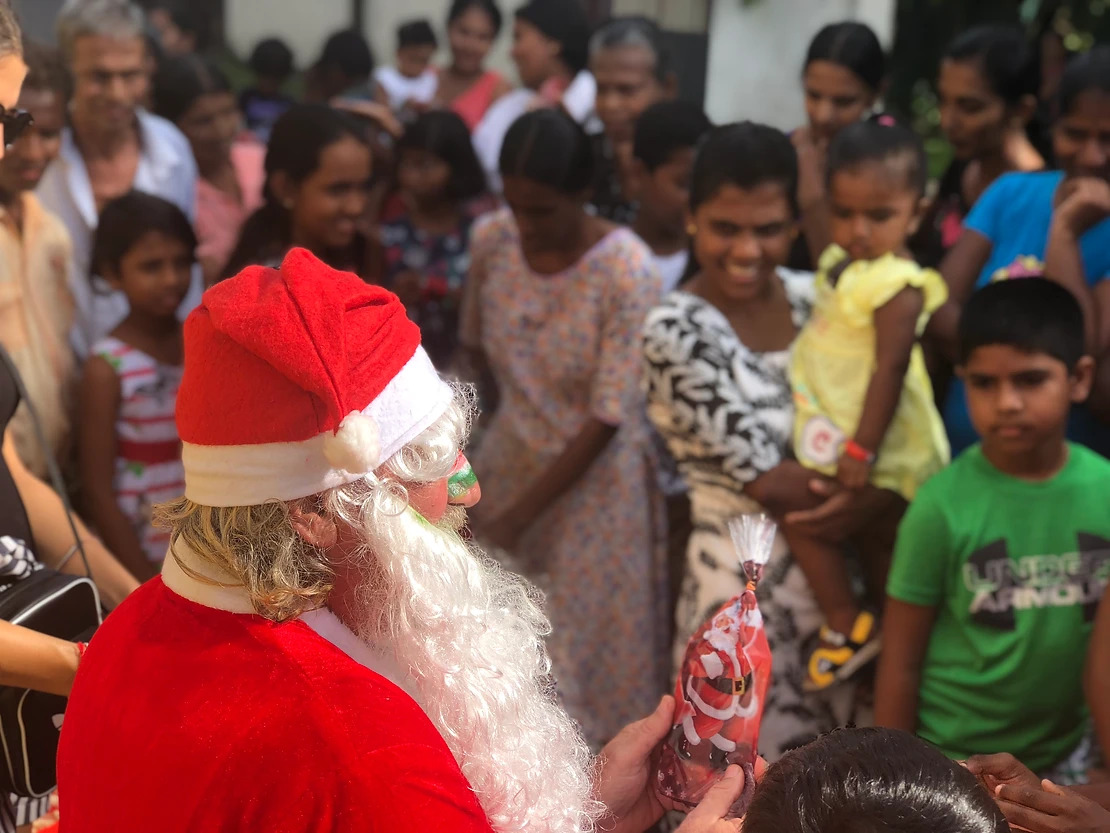 Hungarian Santa in Sri Lanka