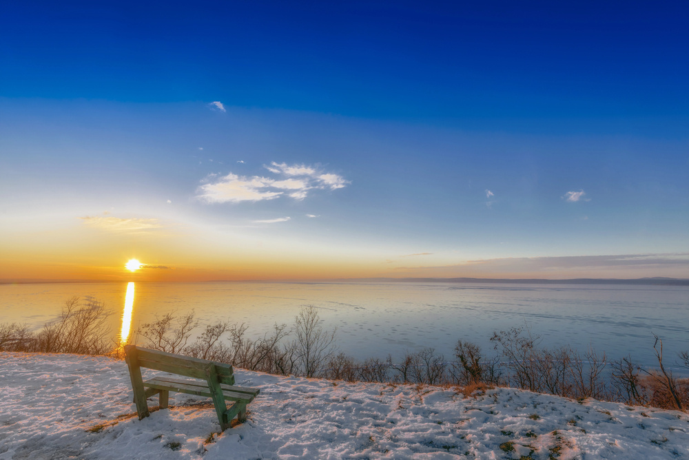 lake balaton winter