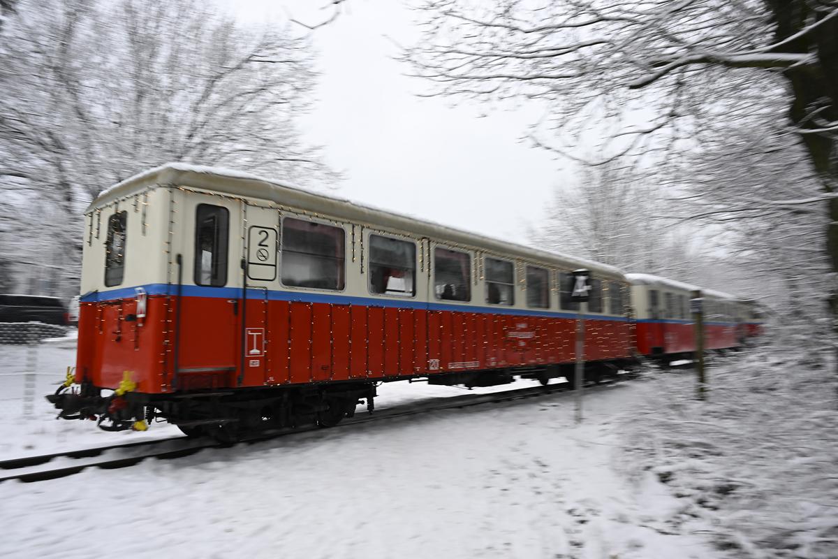 snow in Hungary Christmas