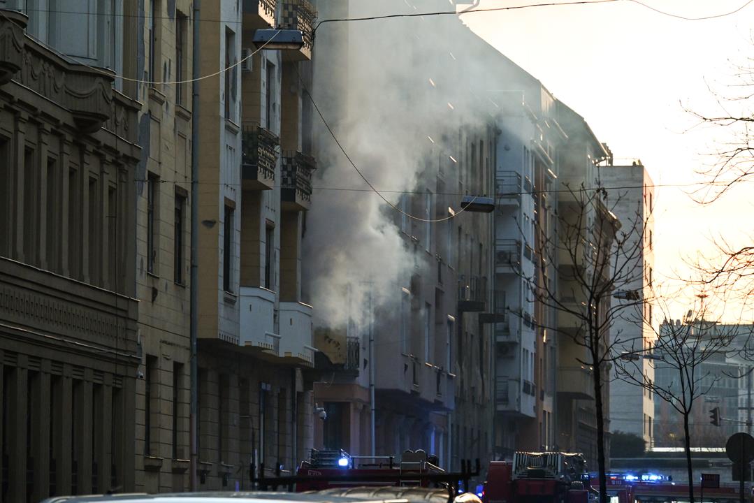 Devastating explosion in downtown Budapest