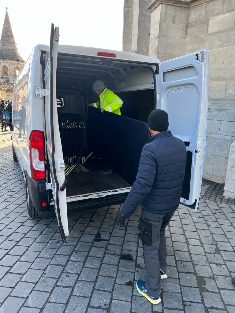 Fisherman's Bastion cordoned off