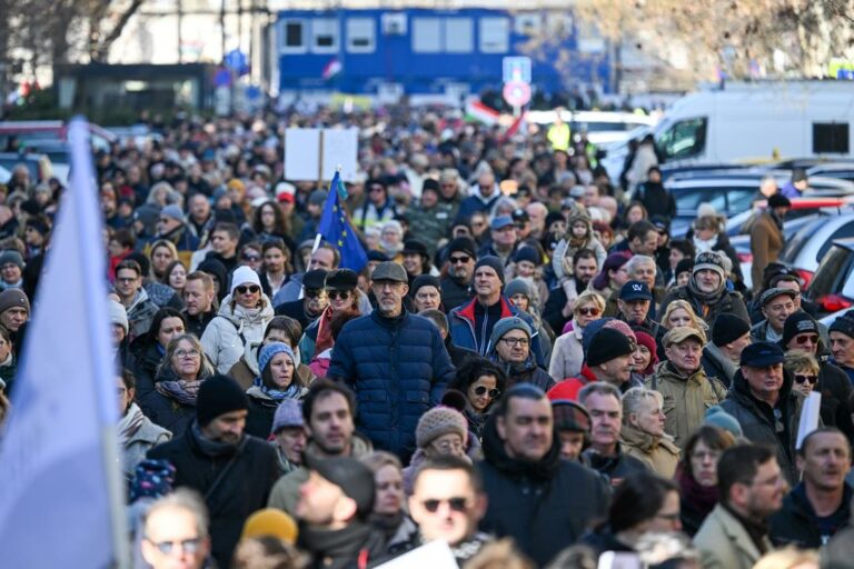 Judges demonstrated for the freedom of judiciary in Budapest
