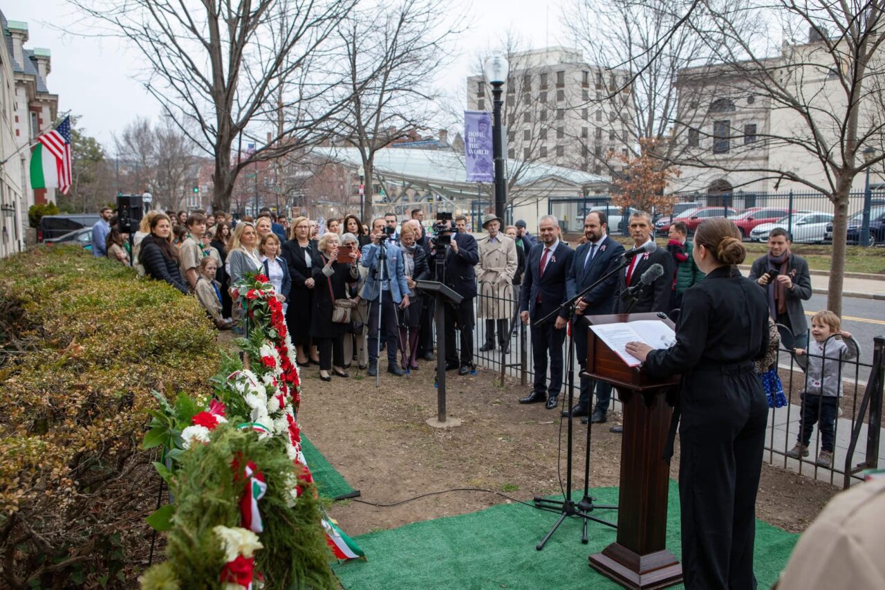 1848-1849 revolution and freedom fight of Hungary commemorated in Washington