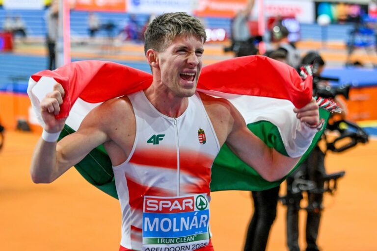 Histórico velocista húngaro recupera título do Campeonato Europeu após 40 anos