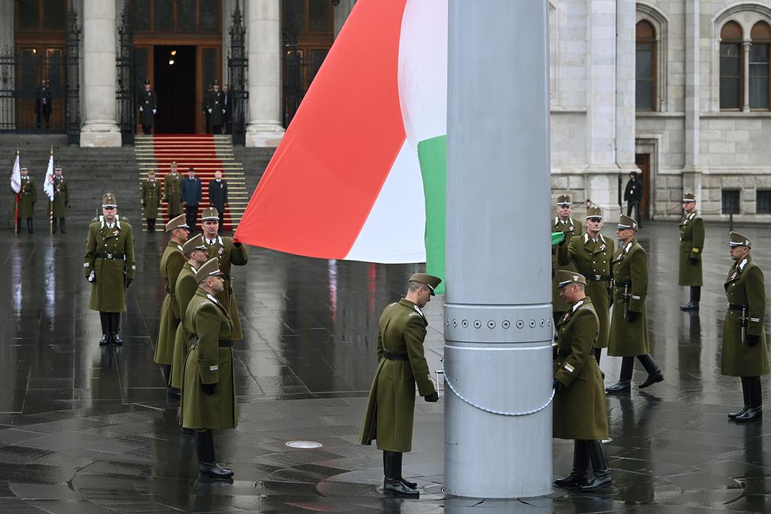 PHOTOS: March 15th National Day celebrations started, flag raised near ...