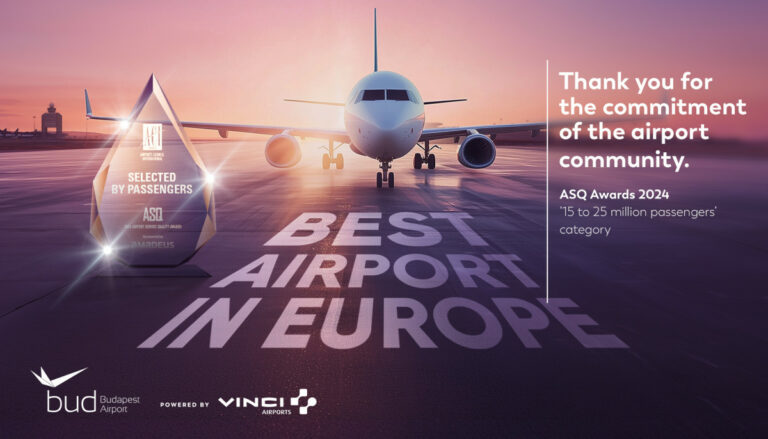 El aeropuerto de Budapest recibe un homenaje