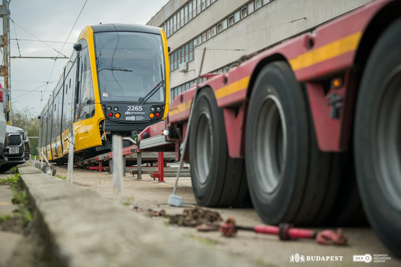 ブダペストのCAF路面電車