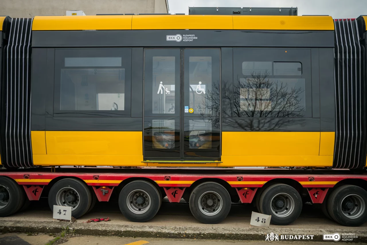 ブダペストのCAF路面電車