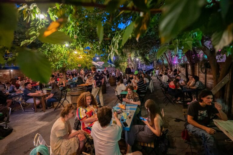 Mika Tivadar Kert pub in rovina Budapest (1)