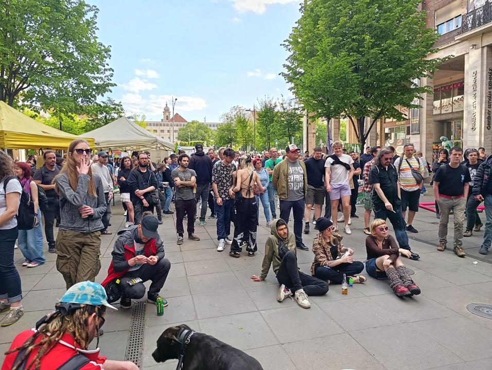 Marcha de um Milhão de Maconha em Budapeste