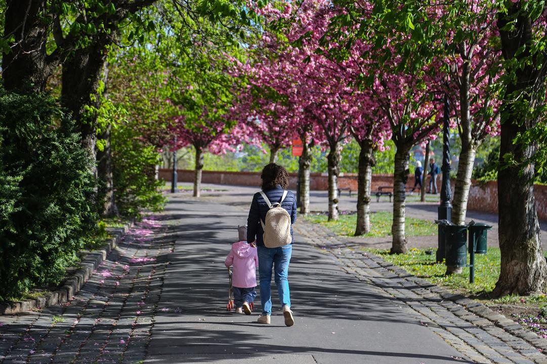 One of Budapest's most romantic promenades in Buda Castle