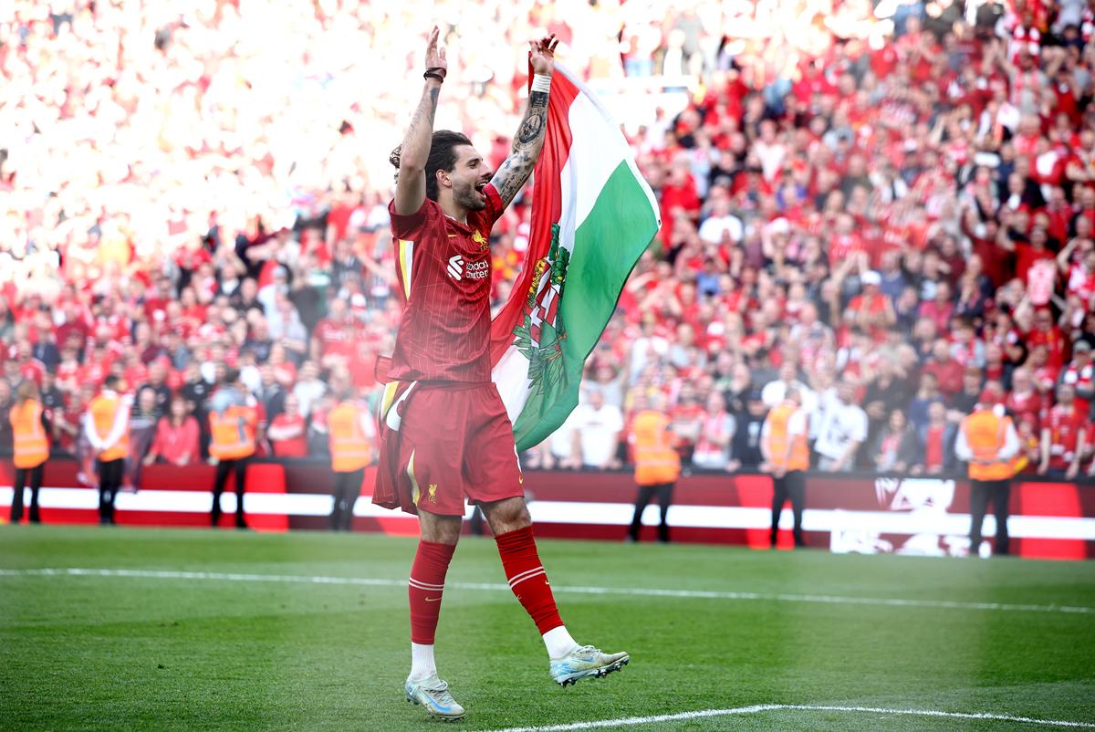 szoboszlai Hungary Liverpool champion Premier LEague