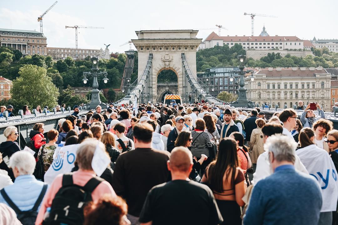 Budapest Hungary Chain Bridge Buda Castle (Copy)