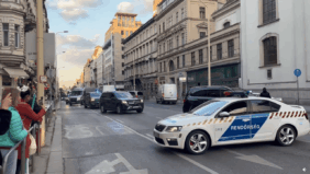 Budapest TEK police action