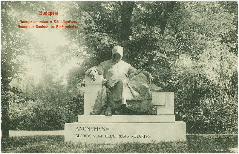 Budapest statue Anonymus