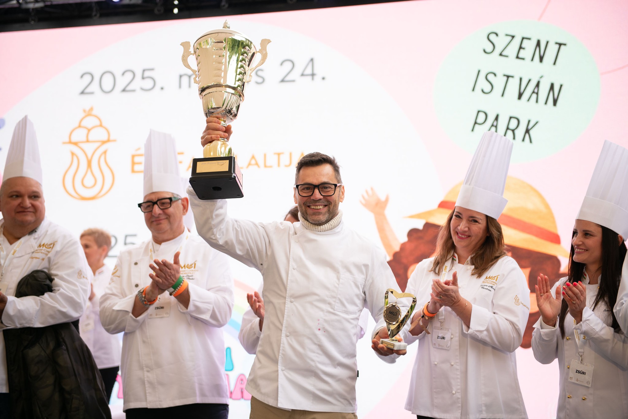 Ice cream of the year winner Sándor Márton
