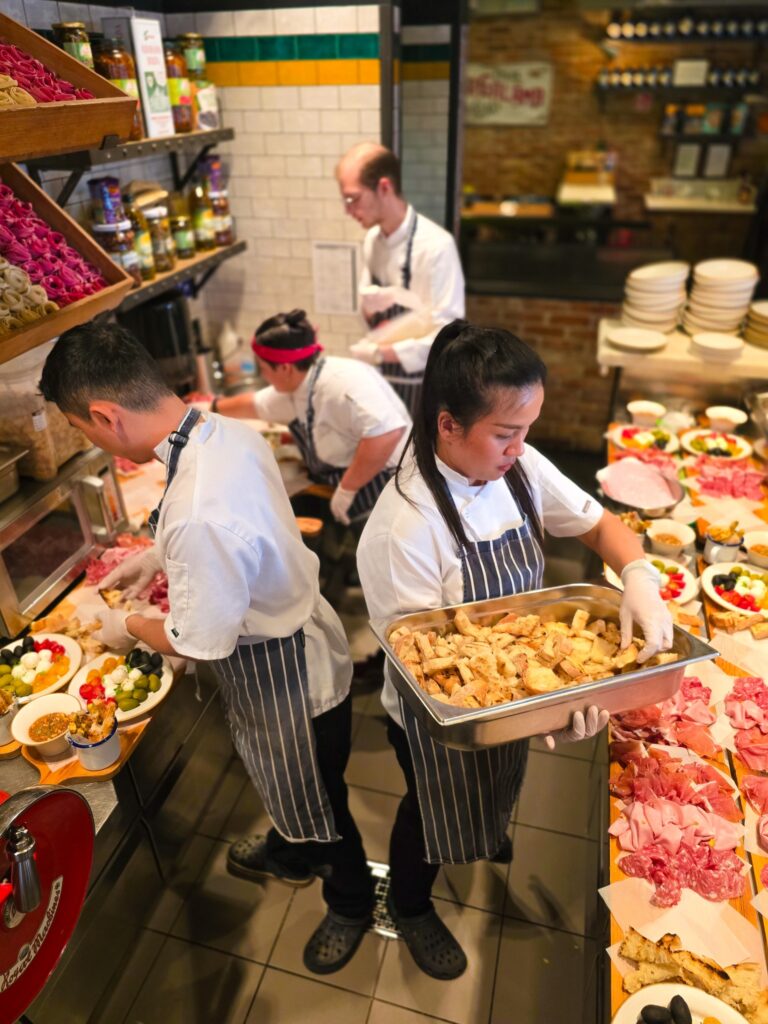 Jamie Oliver's Italian restaurant in the Buda Castle, Budapest