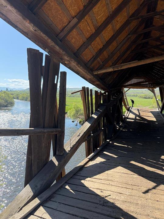 Maroshévíz bridge collapsed