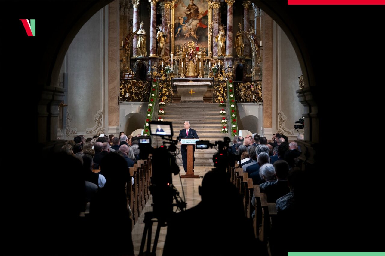 PM Orbán Tihany Abbey