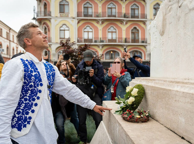 Péter Magyar chega a Oradea