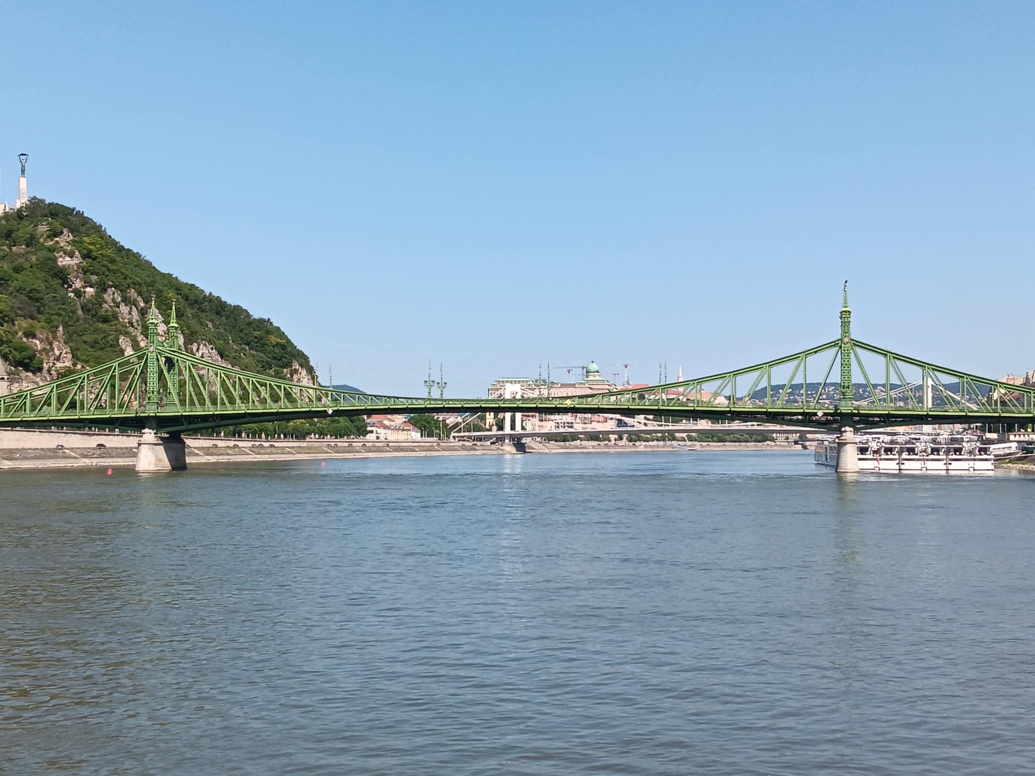 Budapest Szabadság Bridge from the Danube Hungary news