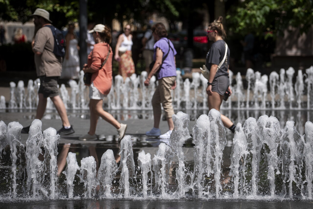 Budapest heatwave scorching weather