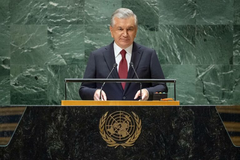 Mirziyoyev nações unidas
