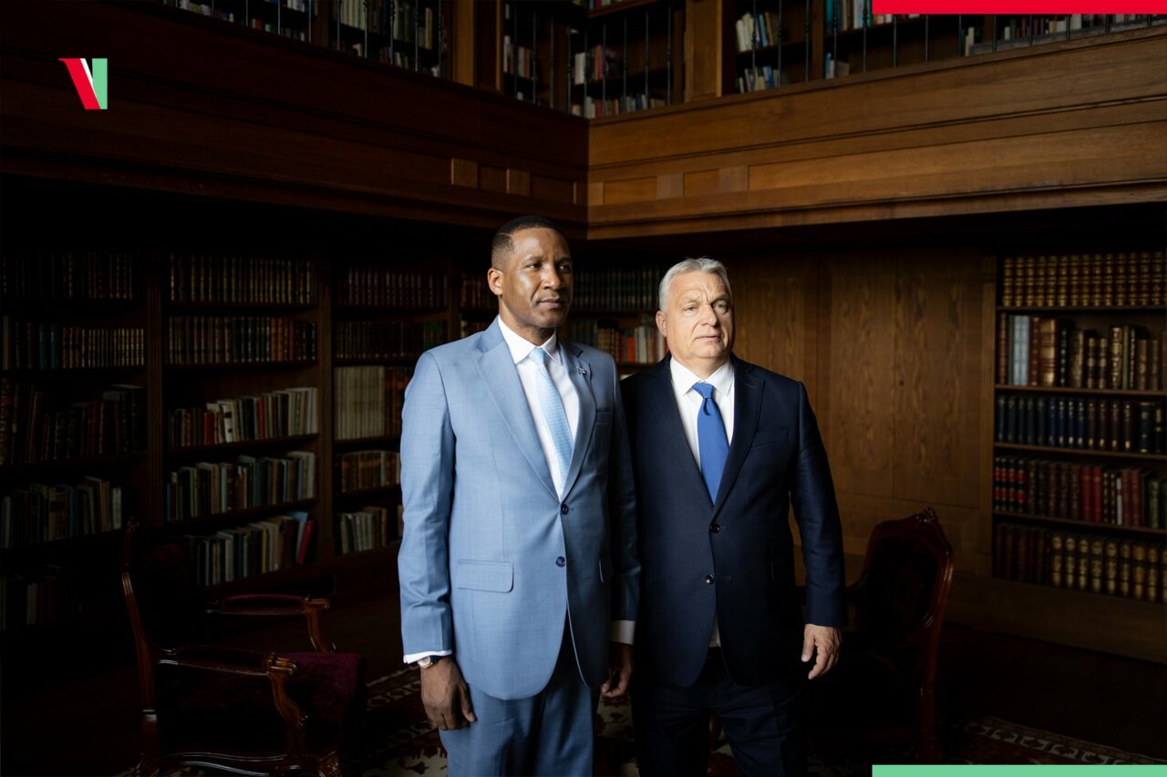 El invitado exclusivo del primer ministro Orbán en el Palacio Sándor de Budapest