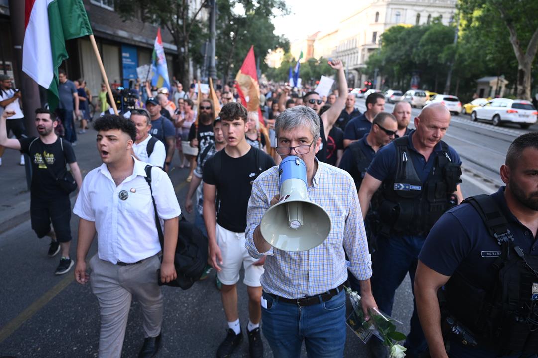 Protest in Budapest downtown showed determination and resilience towards the Orbán cabinet