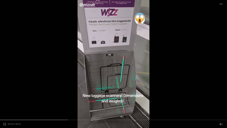 Wizz Air Budapest Airport gauge
