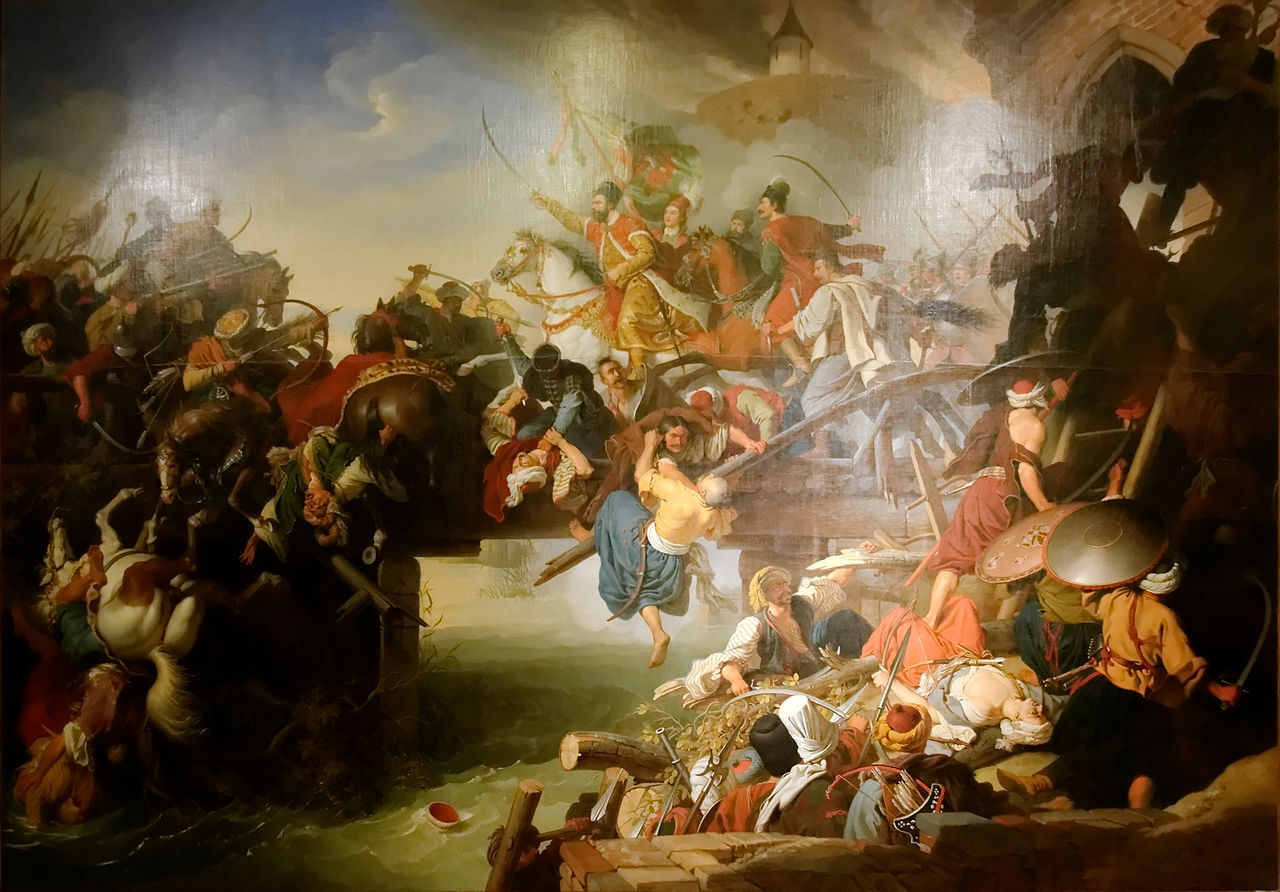 The final charge of Péter Zrínyi on Johann Peter Krafft's romantic painting of 1825