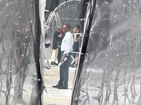 Anthony Mackie Budapest Movie set